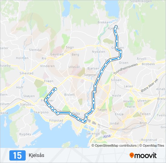15 Light Rail Line Map