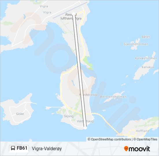 FB61 Bus Line Map