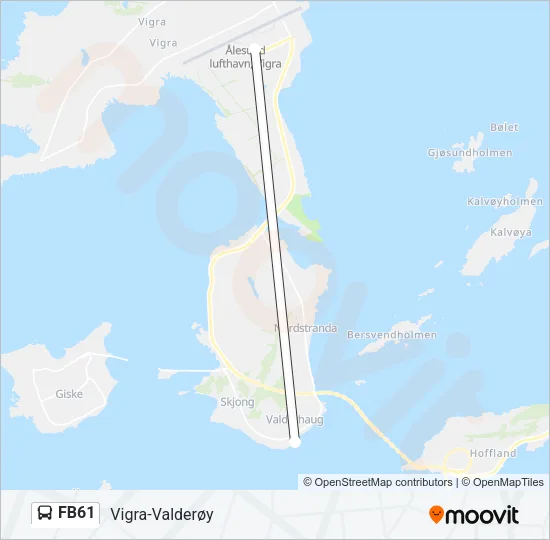 FB61 Bus Line Map