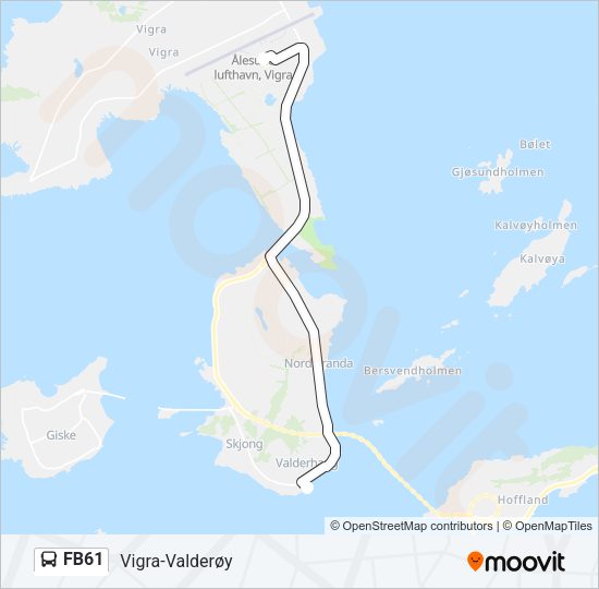 FB61 Bus Line Map