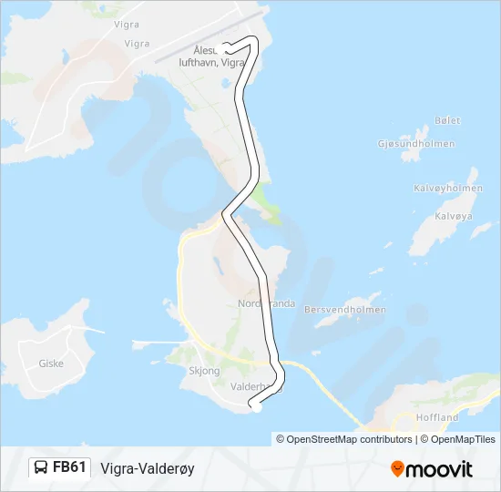 FB61 Bus Line Map