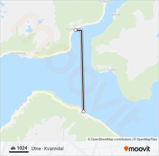 1024 ferry Line Map