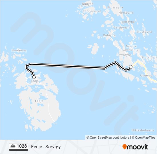 1028 ferry Line Map