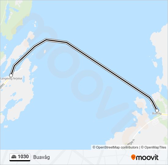 1030 ferry Line Map