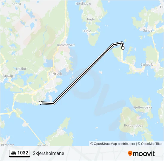 1032 Ferry Line Map