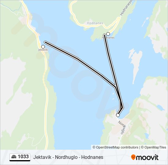 1033 ferry Line Map