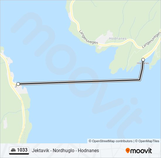 1033 ferry Line Map
