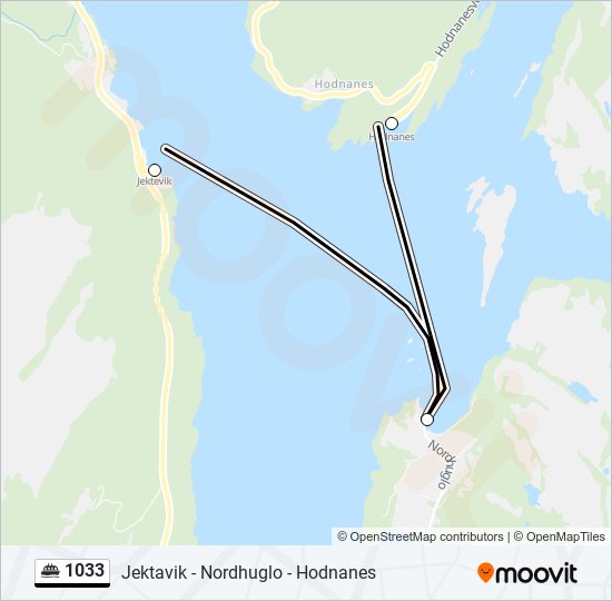 1033 ferry Line Map