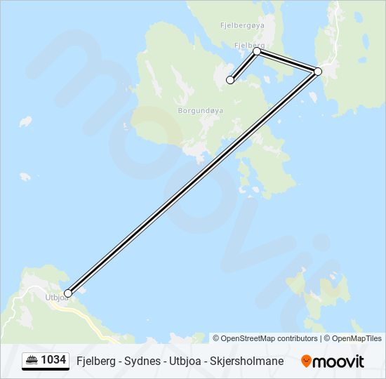 1034 ferry Line Map