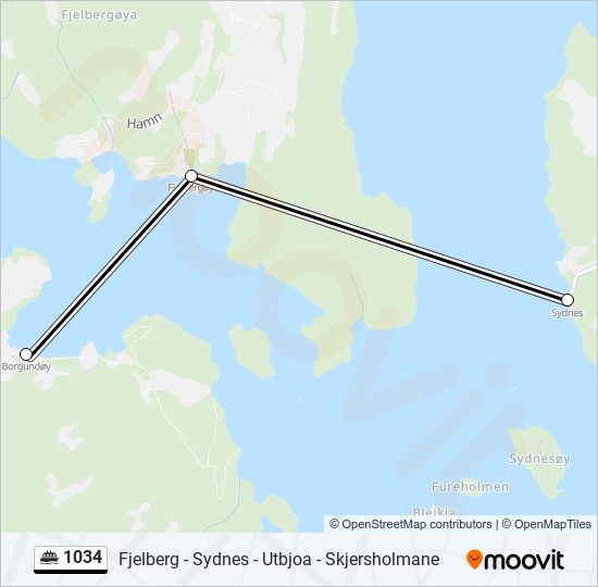 1034 ferry Line Map