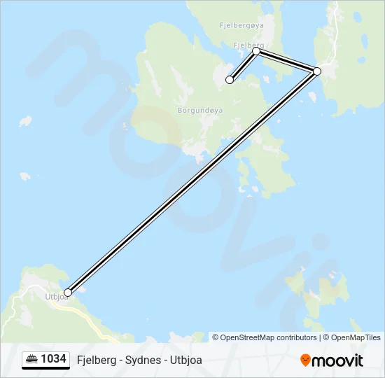 1034 Ferje Line Map