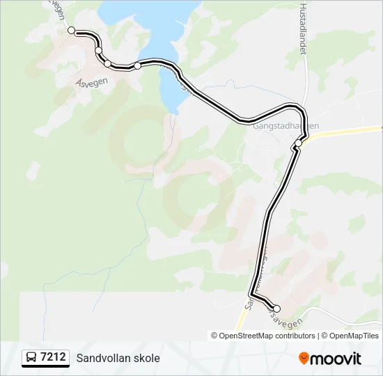 7212 Bus Line Map