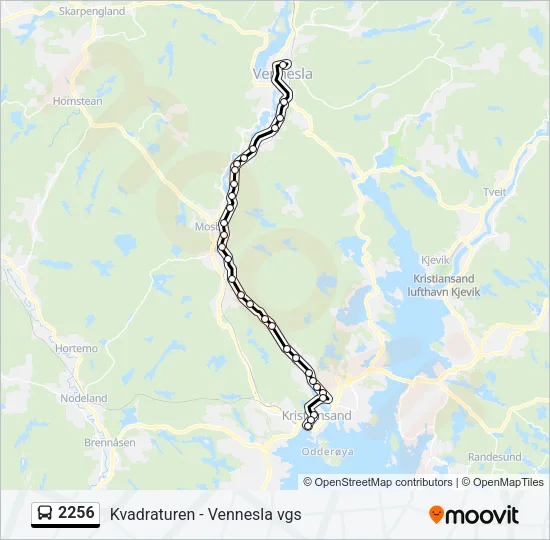 2256 Bus Line Map