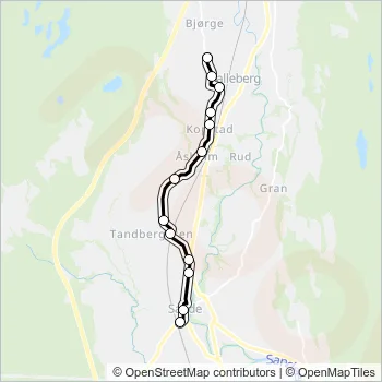 1808 Bus Line Map