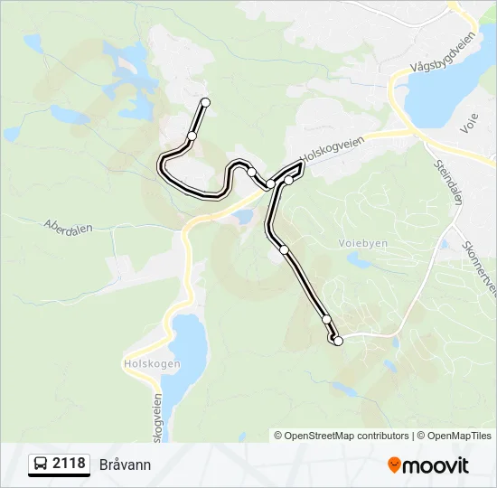 2118 Bus Line Map