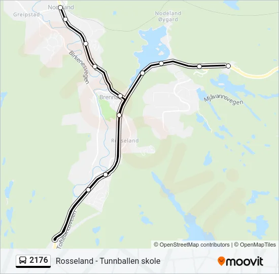 2176 Bus Line Map
