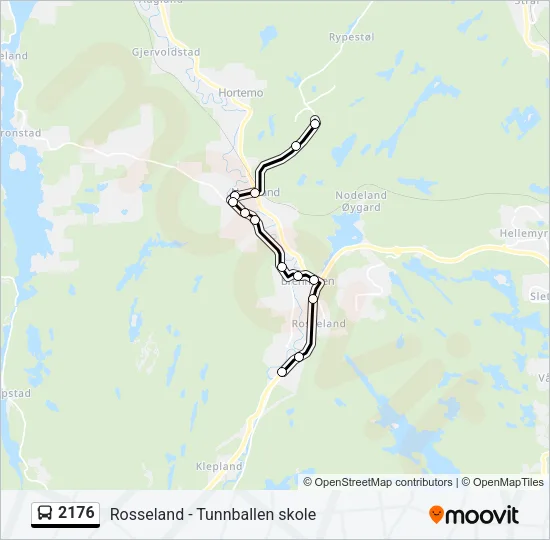 2176 Bus Line Map