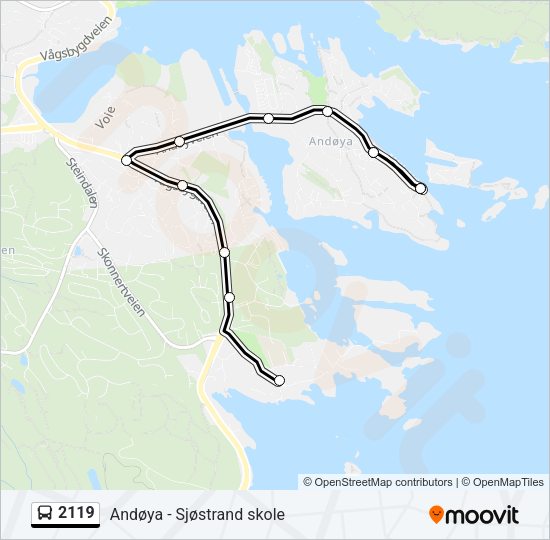 2119 Bus Line Map