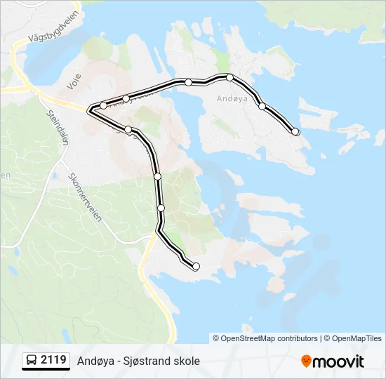 2119 Bus Line Map