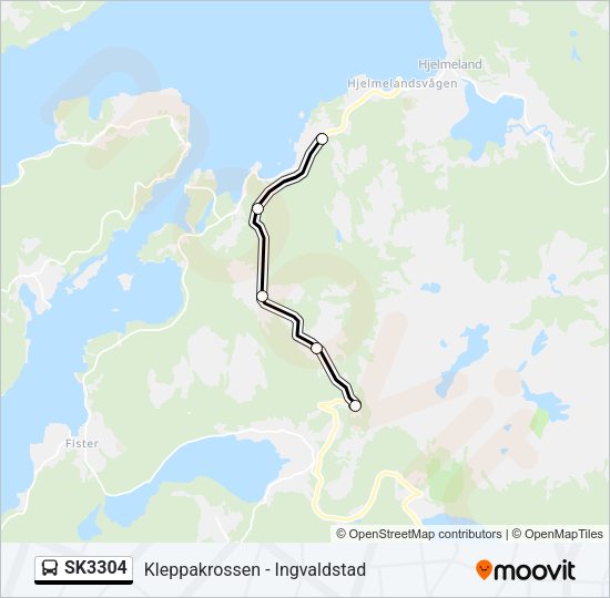SK3304 Bus Line Map