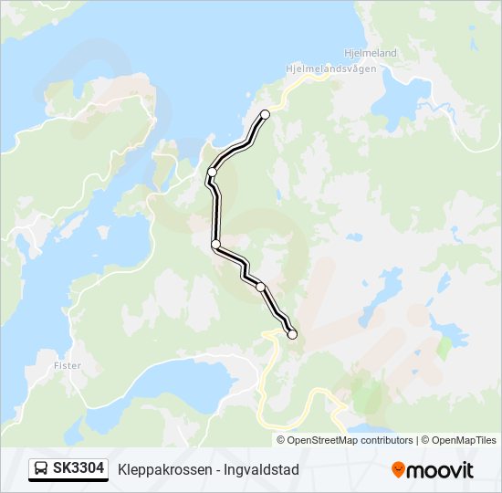 SK3304 bus Line Map