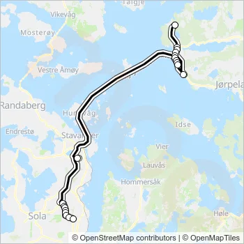 101 Bus Line Map