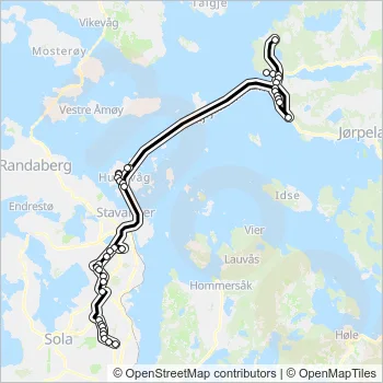 101 Bus Line Map