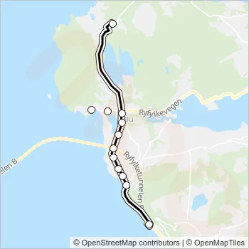 101 Bus Line Map