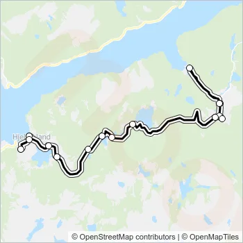 141 Bus Line Map