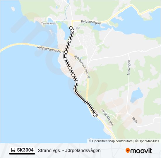 SK3004 Bus Line Map