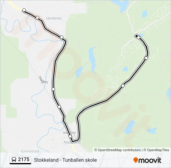 2175 Bus Line Map