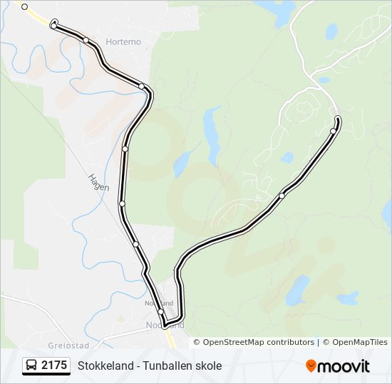 2175 bus Line Map