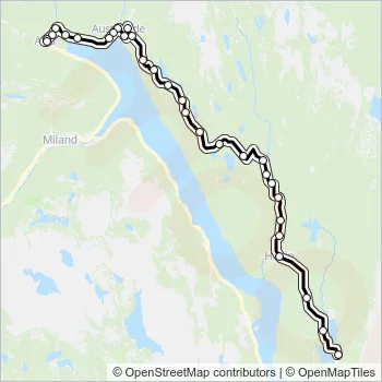 210 Bus Line Map