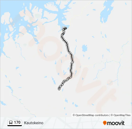 170 Bus Line Map