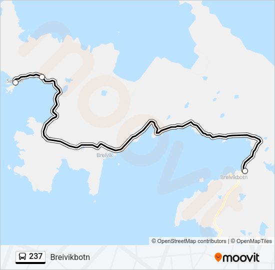 237 Bus Line Map