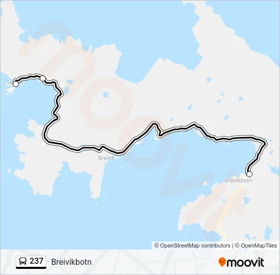 237 Bus Line Map
