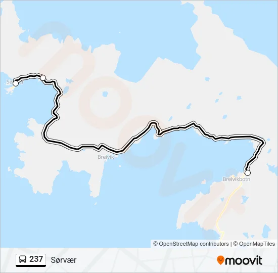 237 Bus Line Map