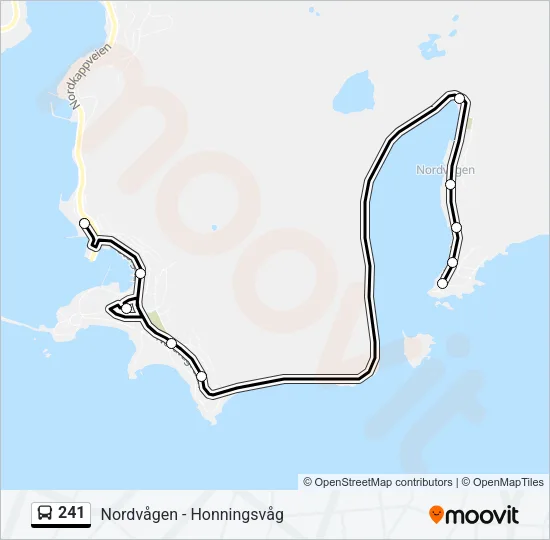 241 Bus Line Map