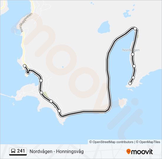 241 Bus Line Map
