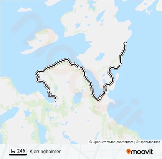 246 Bus Line Map