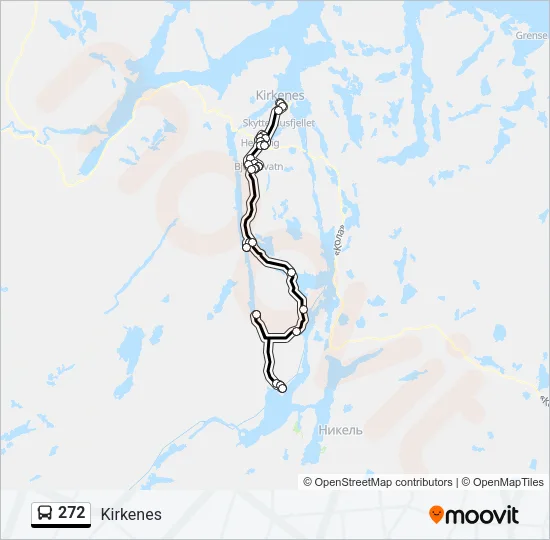 272 Bus Line Map
