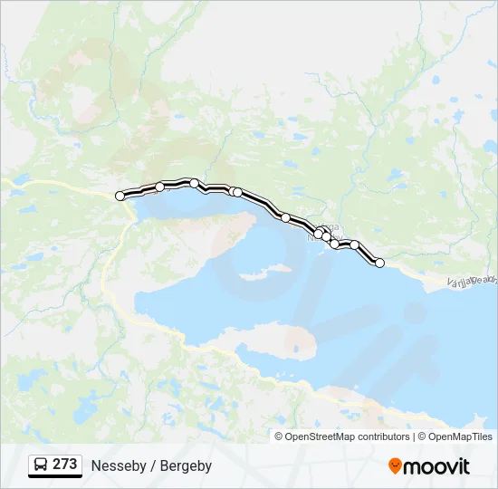 273 Bus Line Map