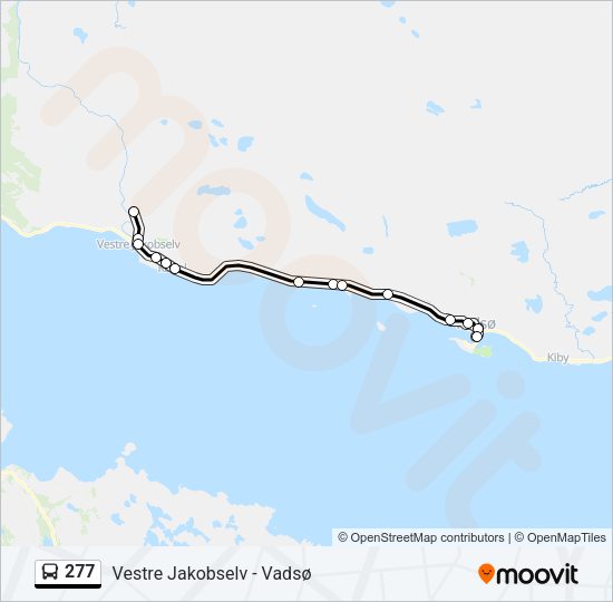 277 Bus Line Map