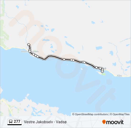 277 Bus Line Map