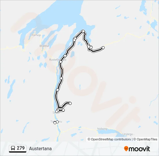 279 Bus Line Map