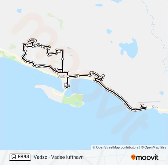 FB93 Bus Line Map