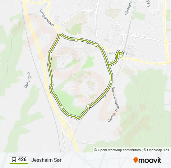426 Bus Line Map