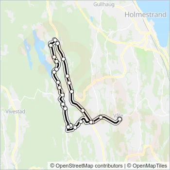 1680 Bus Line Map