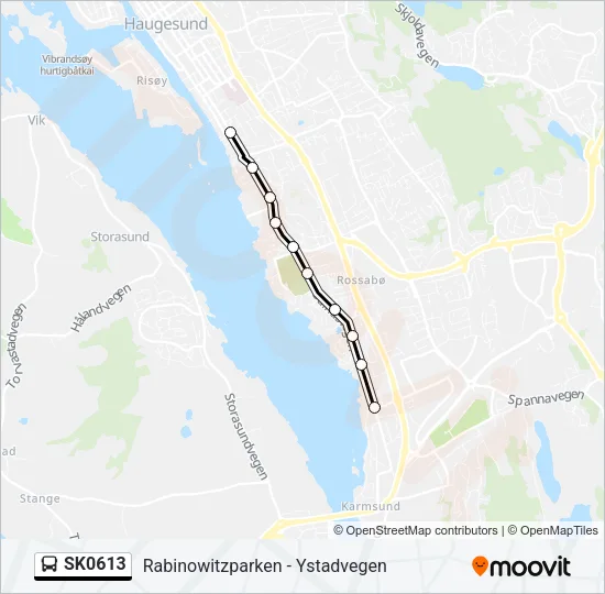 SK0613 Bus Line Map