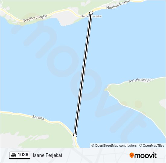 1038 ferry Line Map